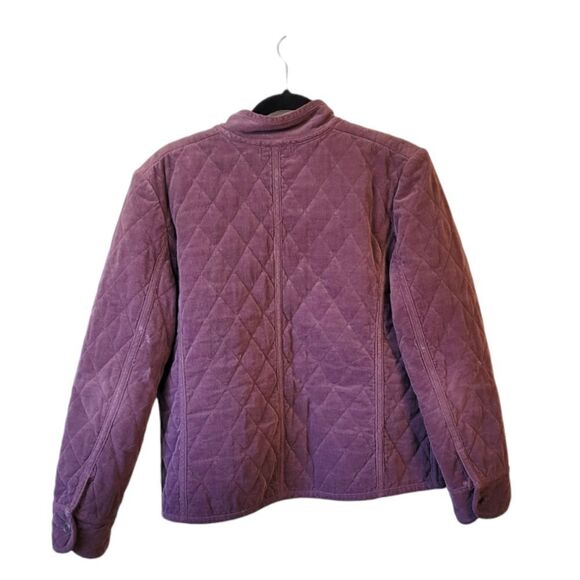 Charter Club Mauve Micro Corduroy Quilted Chore Jacket - Picture 2 of 6